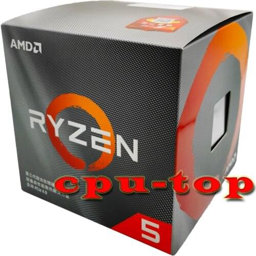 NEW Box AMD Ryzen 5 3600XT R5 3600XT 3.8GHz 6Core 12Thread CPU Processor 7NM 95W L3=32M 100-000000281 Socket AM4 with cooler fan