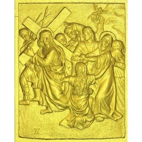 New arrival high quality 3D stl model for CNC machine CNC 3d Relief Model STL for path of sorrow--4