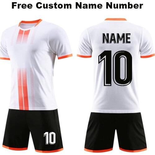 New Free Custom Jerseys Football Sets , Boy Football kit uniforms , Men Football Survetement suits , Soccer training Suit