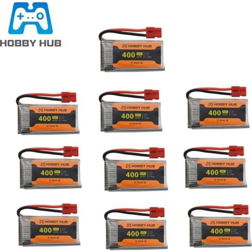Original X15W Battery For SYMA X5A-1 X15 X15C X15W RC drone Spare Parts 3.7V 400mah lipo battery 10pcs + 5 in 1 charger set