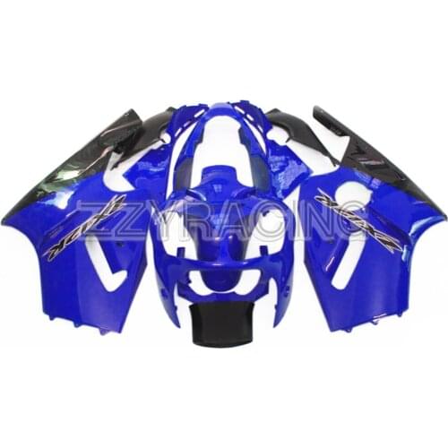 Complete Fairings Fit for Kawasaki ZX12R 2000 2001 ZX-12R 00 01 Injection ABS Plastic Motorcycle Bodywork Black Royal Blue Hulls
