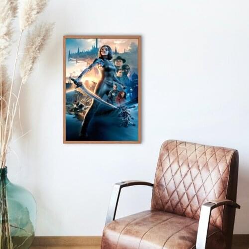 Alita Battle Angel Movie Poster Canvas Print Wall Painting Home Decoration ( No Frame )