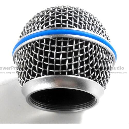 Professional Top quality Ball Head Mesh Microphone Grille Fits For shure sm 58 sm 58sk beta 58 beta58a
