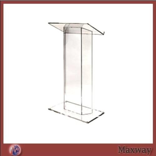 Transparent Acrylic school Lectern plexiglass