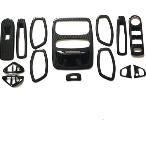 For Renault Captur 2013-2016 ABS Switch Handle Bowl Vent Outlet Air Condition Armrest Lift Glass Read Seat Steering Wheel 14 Pcs