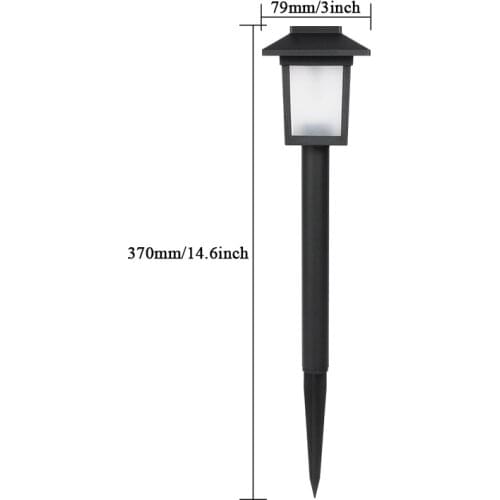 Solar Garden Light Simulation Flame Light Outdoor Household Waterproof Led Lawn Light Villa Decorative Street Lamp JDH88