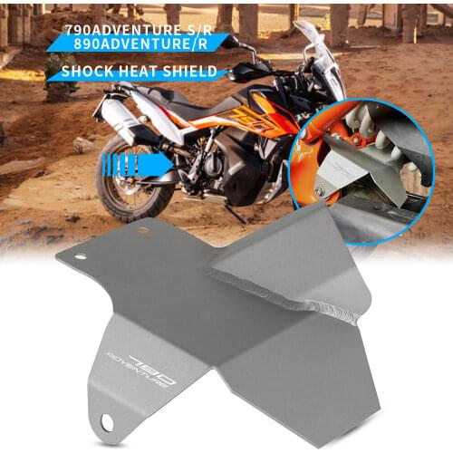 Exhaust pipe protection cover Shock heat shield Heat Shieldl FOR 790ADVENTURE S/R 2018-2021 890ADVENTURE/R 2020-2021 Accessories