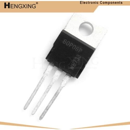 10piece SPP80P06P SPP80P06 TO-220 60V 80A new original In Stock