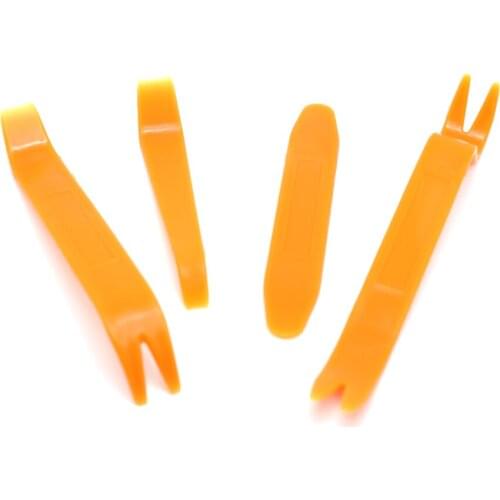 4Pcs Car Radio Panel Door Clip Center Control Panel Trim Dash Audio Removal Installer Pry Kit Hand Tool Repair Tools
