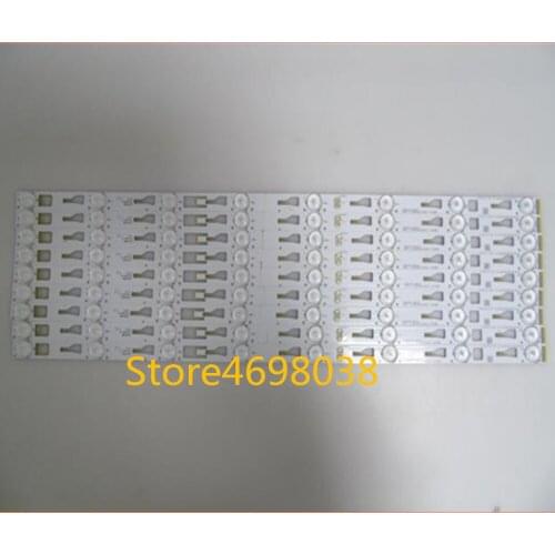 9 pcs Led backlight para TCL L48F3700A srtip 4C-LB4808-YHE/YHA 48F1600-9X8-3030C-8S1P