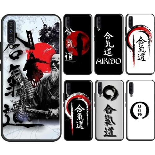 Aikido Japanese Martial For Samsung Galaxy A50 A70 A40 A10 A51 A71 A31 A41 M51 M31 A12 A52 A20e A21S Phone Cover
