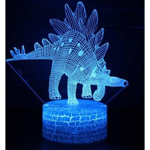Acrylic board 4mm 6mm (dinosaur)USB LED Decoration Home Childrens Room Bedside Night Light Decoration Light LED