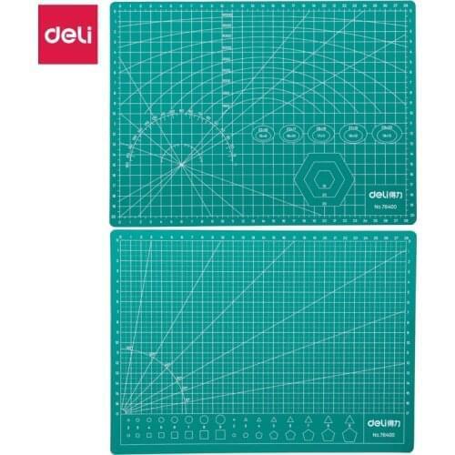 DELI A2 A3 A4 PVC Self Healing Cutting Mat Cutting Board DIY Tools Paper Cutter Knife Pad Office School Supplies Clear Scale
