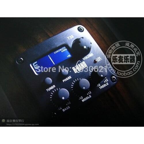Finland Original B BAND T35 Acoustic Guitar pickup with EQ backlit LTD display B-Band T35 pickup