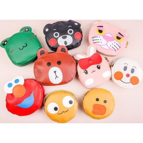 HAWSON Cute Child PU leather Shoulders Bags Multi-color Cartoon Animal Crossbody bags for Kids Wallets Pouch Bags
