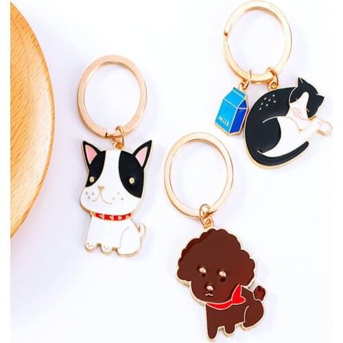 Cute Cartoon Animal And Plant Key Ring Creative Giant Cute Delicate Keychain