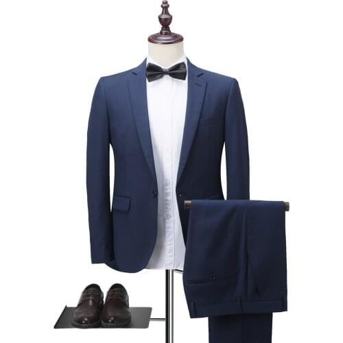 2019 Men Wedding Suits Slim Fit 2 Pieces Tuxedo Groom men floral suits wedding mens suit men leisure suits two piece set