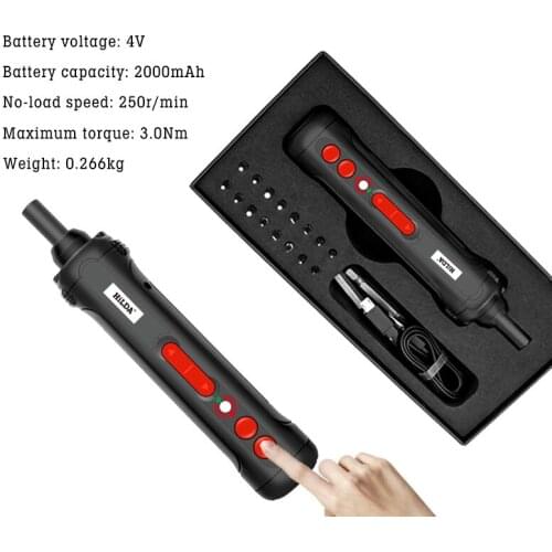 4V Electric Screwdriver Kit With 8 Highly Matched Batches Multi-purpose Electric Screwdriver Set Electric Batch Tool