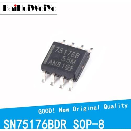 20PCS/LOT SN75176BDR SN75176B SN75176 75176BDR 75176 SMD SOP-8 SMD SOP8 New Original Good Quality Chipset