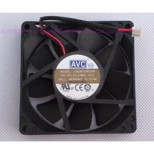 NEW AVC 8015 8CM DS08015B12M 0.48A 2PIN cooling fan