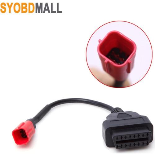 EFI Motorcycle Proffesional National IV 6pin Obd Adapter Cable OBD2 16pin for Suzuki/Yamaha/Honda Diagnostic Tool Plug Connector