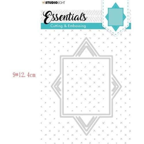 Rectangular overlapping album Troqueles de corte de metal scrapbooking cutting dies DIY dies scrapbooking nouveau arrivage 2021