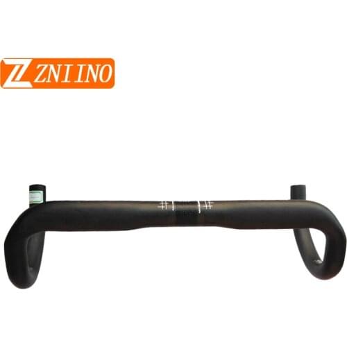 NO LOGO Bicycle Handlebar 31.1 - 32.5 Carbon Road Handlebar Carbon Fibre Bike Bent Handle Bar Ultralight Carbon Handlebars