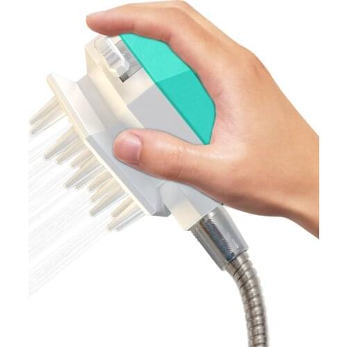 Pet Dog Cat Bath Brush Adjustable Shower Head Massage Comb For Medium Large Dogs Hair Removal Cleaning Grooming Tool Supplies