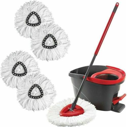Vileda Easy Wring and Clean Turbo Microfibre 2in1 Replacement Refill Mop Head Accessory Home Cleaning Tools