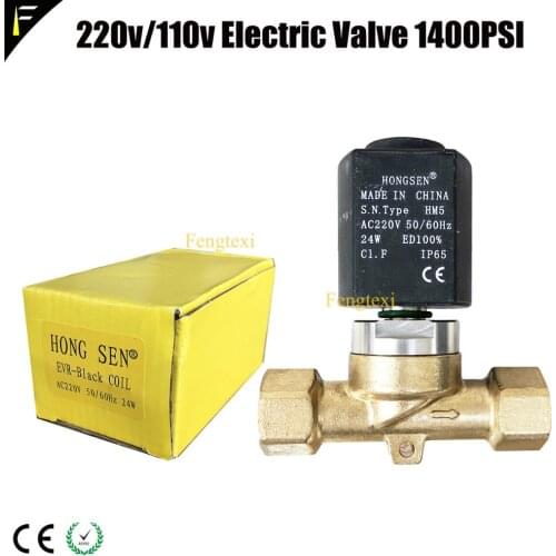 Stage Effect Jet Machine Liquid/Gas Co2 Control Solenoid Valve High Frequency Carbon Dioxide Electric Valve 110/220v 45bar