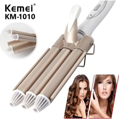 Professional Hair Tools Curling Iron Ceramic Triple Barrel Hair Styler Hair Waver Styling Tools Hair Curlers Electric Curling