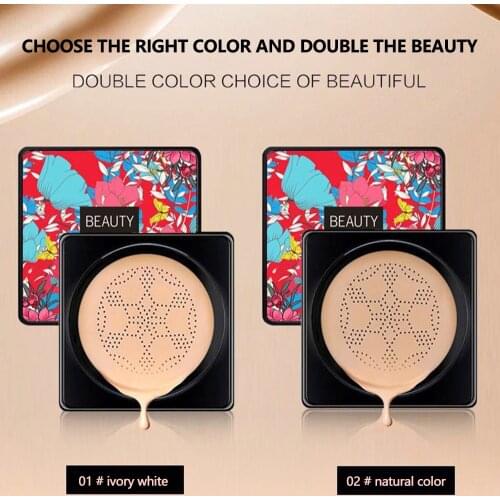 VIP Mushroom Head Air Cushion CC Cream Moisturizing Foundation Concealer Whitening Oil-control Makeup BB Cream Cosmetics