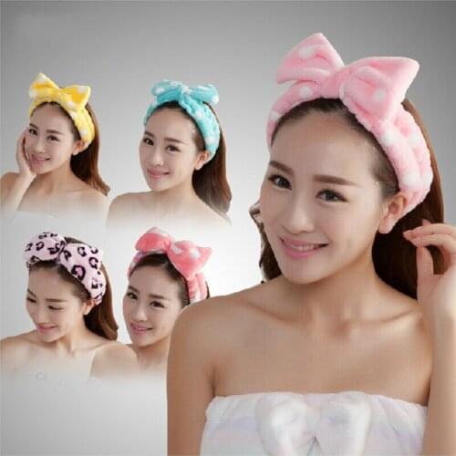 High Quality Bathroom Sets Women Wash A Face/Outdoor Sports Comfortable Flannel Fabric Headband Hair Towel