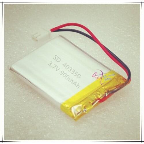 XHR-2P 2.54 900mAh 403350 3.7V polymer battery 403450 mobile speakers mobile phone scan code instrument