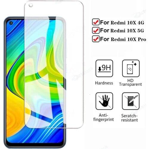 Actutech 9H Full Protection Glass For Redmi 10X 4G 5GScreen Protector For Xiaomi Redmi 10X Pro 5G Glass
