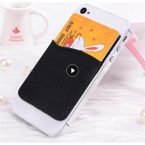 1/3Pc Adhesive Sticker Phone Pocket Back Cover Card Holder Case Pouch Cell Phone Stick On Card Wallet For IPhone Xiaomi Samsung