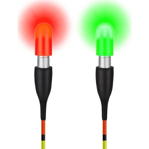 1set Float Rod Light Electronic Luminous Stick Fluorescent Light LED Light Floating Float Night Head Fish Ticket Lure Glow Lamp