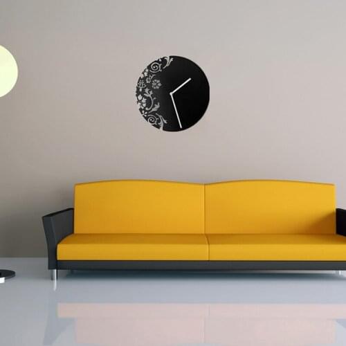 New Wall Clock Large Decorative Clocks Reloj De Pared Diy Acrylic Quartz Watch 3d Stickers Living Room Modern