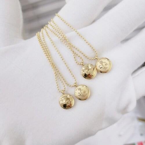 Disney cartoon Mickey mouse doll fashion new clavicle chain glass beads Mickey necklace titanium steel Bracelet girl jewelry