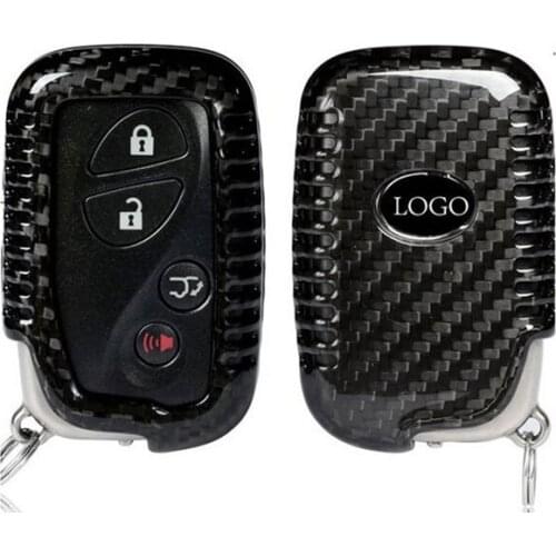 Real Carbon Fiber Car Key Cover For Lexus CT200H GX400 GX460 IS250 IS300C RX270 ES240 ES350 LS460 GS300 450h 460h Shell Case