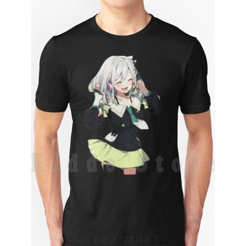 Yuni T Shirt Cotton Men Diy Print Cool Tee Hololive Vtuber Anime Hololive Hololive Hololive Inugami Korone Kiryu Coco Shirakami