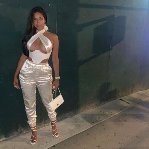 Summer Women Sexy Irregularity Zipper Cross Halter Solid Push Up Corset Busier Cut Out Crop Top Vest Streetwear A20778T