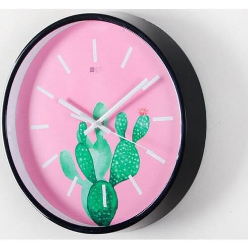 Cartoon childrens room, clock, cartoon, originality, household quartz clock, room decoration, mute, small wall clock