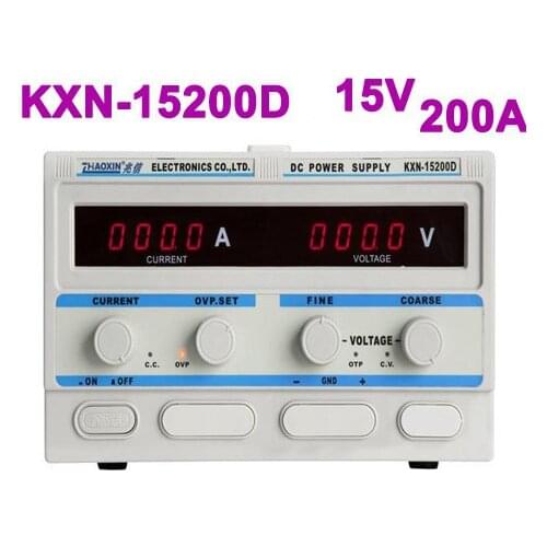 Newest ZHAOXIN KXN-15200D KXN Series High-power Switching DC Power Supply Single output:0-15V 0-200A