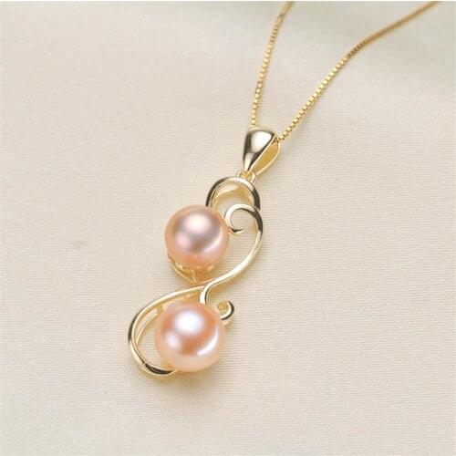 New Fashion Pearl Bead Pendant Mountings, Pendant Findings, DIY Pendant Settings Jewelry Parts Fittings Jewellery Accessories