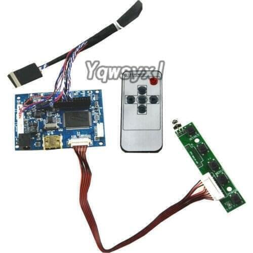 Yqwsyxl HDMI Remote LCD Controller Driver Board Work for 15.6inch 1366X768 N156B6-LOB Rev.C1/N156B6-LOB Rev.C2 LED screen