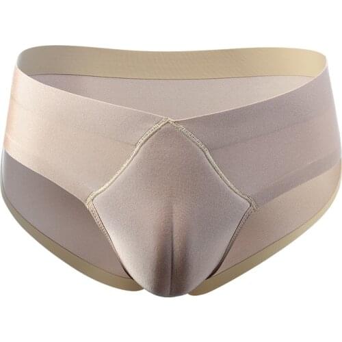 Realistic vaginal panties Crossdresser transvestite panties queen silicone lingerie shemale insertable fake vaginal panties