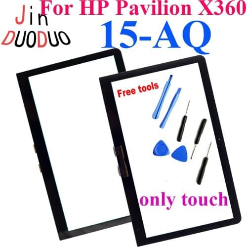 Only frame For HP ENVY X360 15-AQ Touch Screen Digitizer For 15-aq100 Laptop Glass Panel Repair