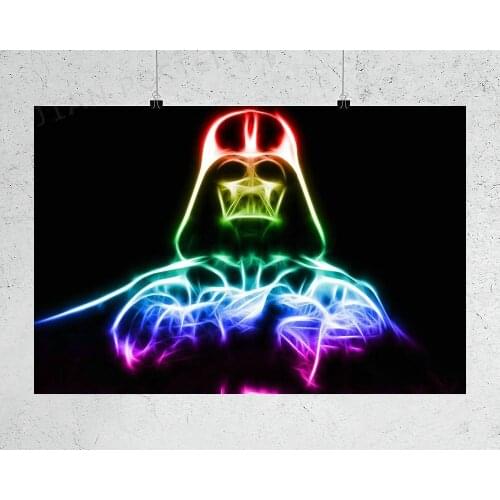 H397 Silk Poster Home Decoration Dh Vader Bongs paper Classic Movie Wall Art Christmas Gift