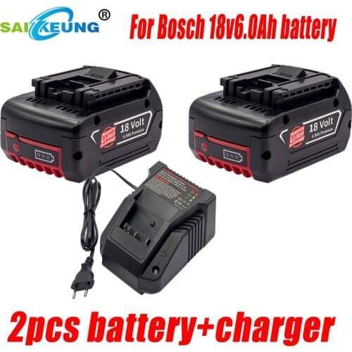 Replace Bosch professional battery 18v 6.0A power tool battery BAT609 618610619619 rechargeable lithium battery for Bosch 18v6Ah